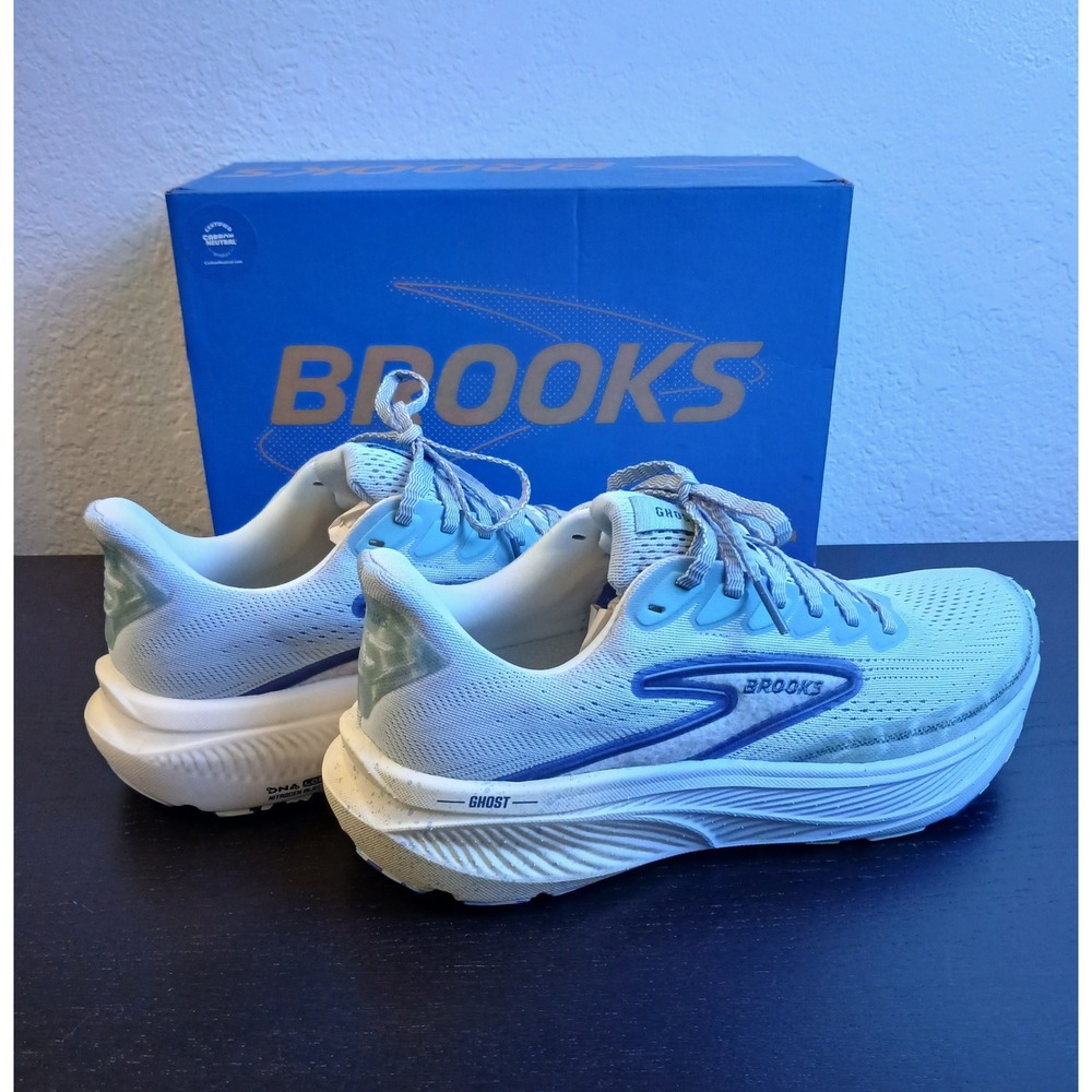 Brooks Ghost 17 Women's Running Shoes Blue Lavender 120431 1B 412 Size 10 NEW
